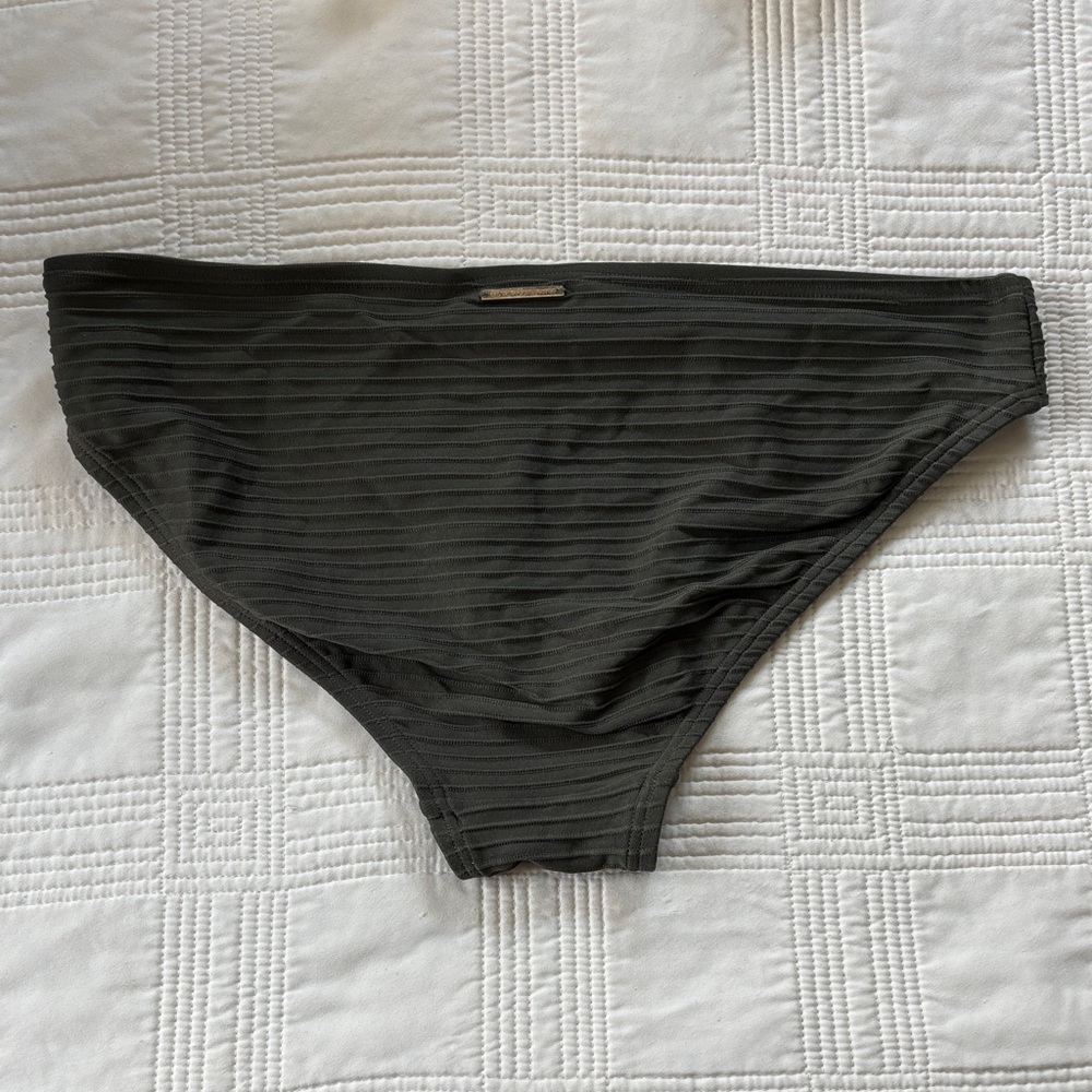 MICHAEL Michael Kors Textured Green Bikini Set - Picture 4 of 5